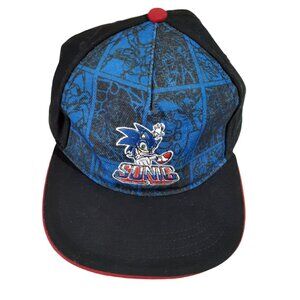 Sonic The Hedgehog Embroidered Character Snapback Hat Background Scene
